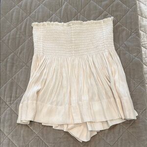 KOCH smocked skirt/shorts